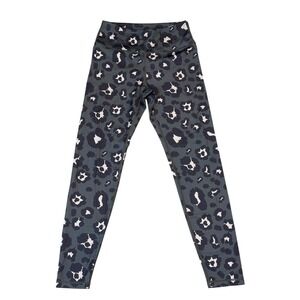 YELETE ACTIVE Leopard Print High Waist Leggings Activewear Women's Size S